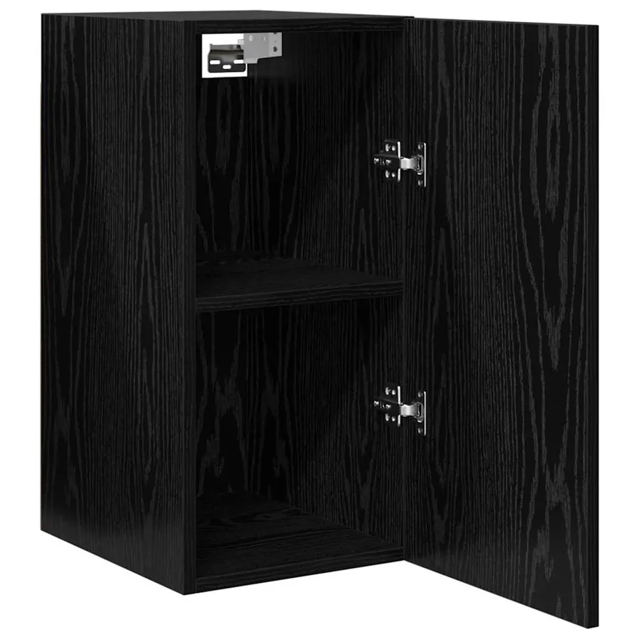 Meuble TV mural 2 pcs Chêne noir 30,5 x 30 x 60 cm - 6
