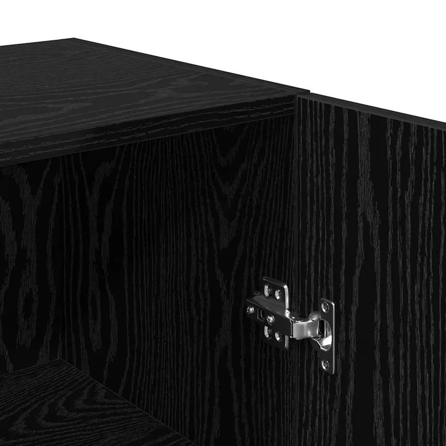 Meuble TV mural 2 pcs Chêne noir 30,5 x 30 x 60 cm - 8