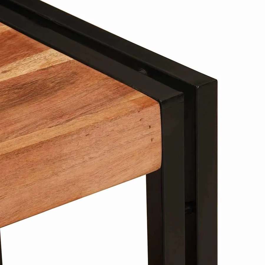 Armoire de coiffeuse avec tiroir Marron Bois d'Acacia Massif - 8