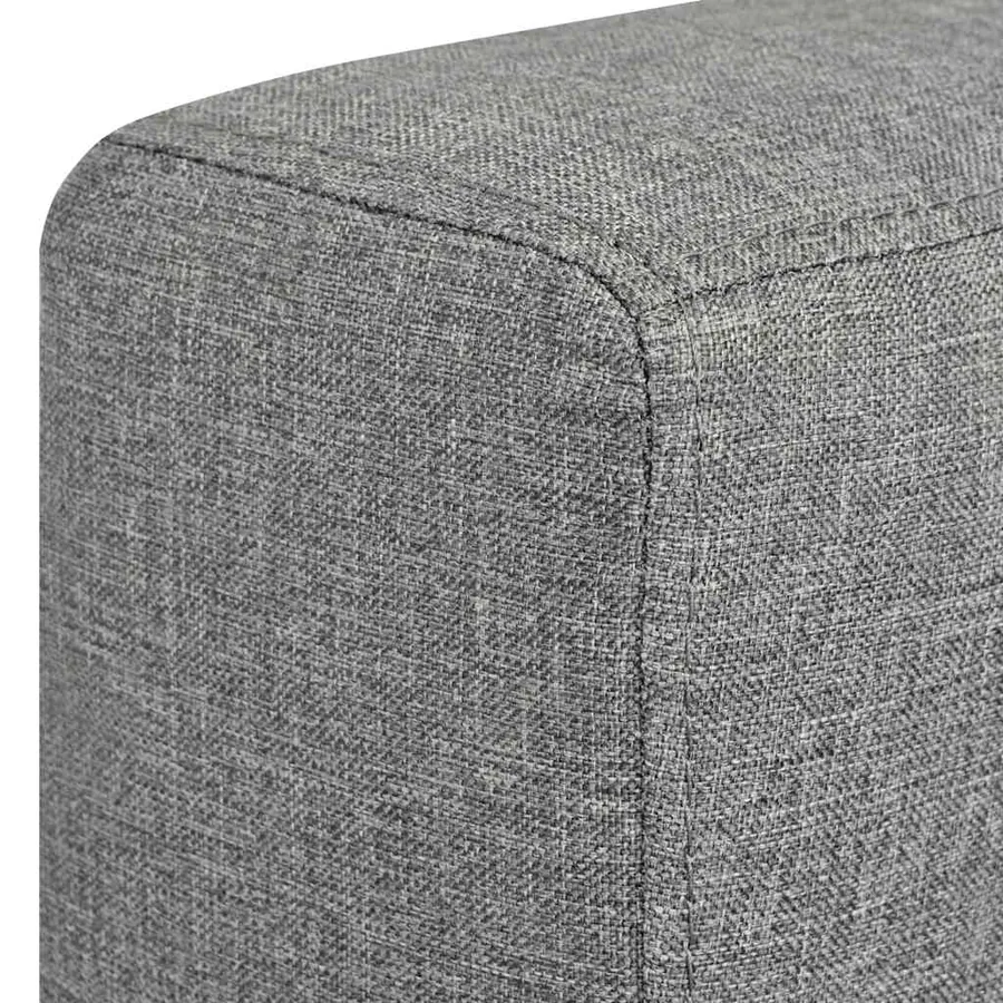 Ensemble de canapés deux pièces Tissu Gris clair - 9