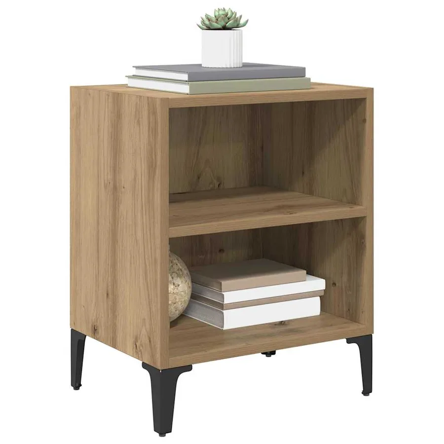 Cabinet de chevet Chêne artisanal 40 x 30 x 50 cm - 3