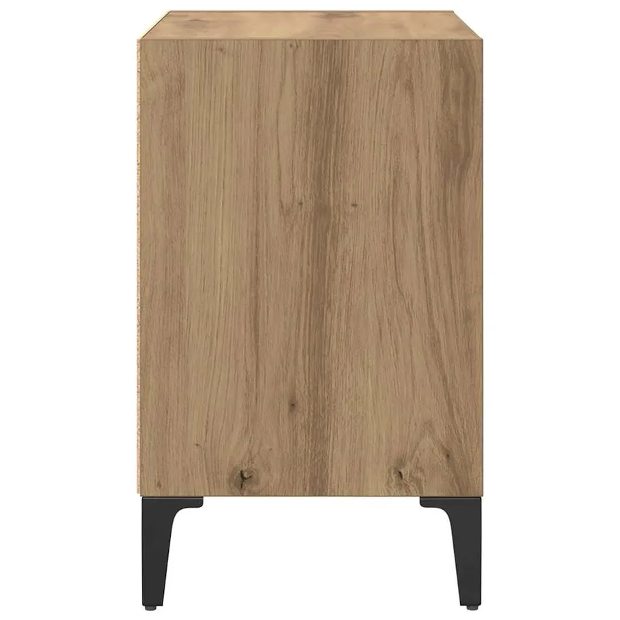 Cabinet de chevet Chêne artisanal 40 x 30 x 50 cm - 6