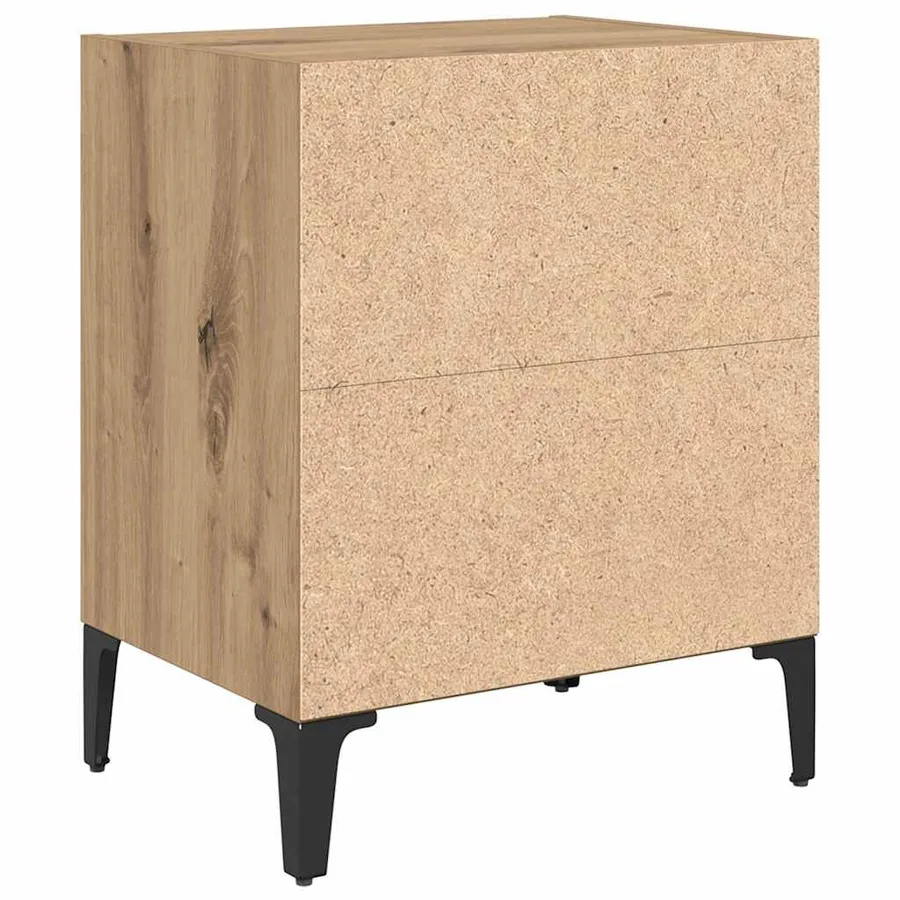 Cabinet de chevet Chêne artisanal 40 x 30 x 50 cm - 7