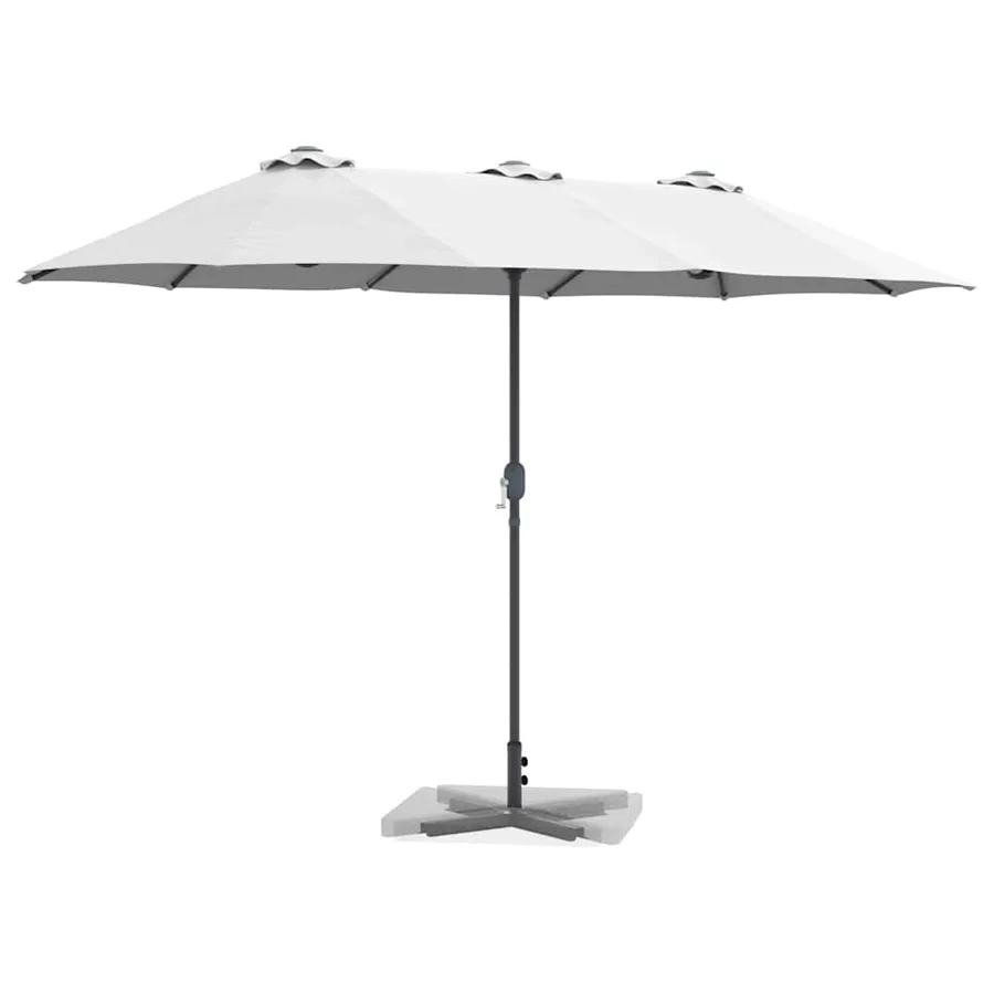 Parasol de jardin Sable 370 x 197 x 239 cm - 3