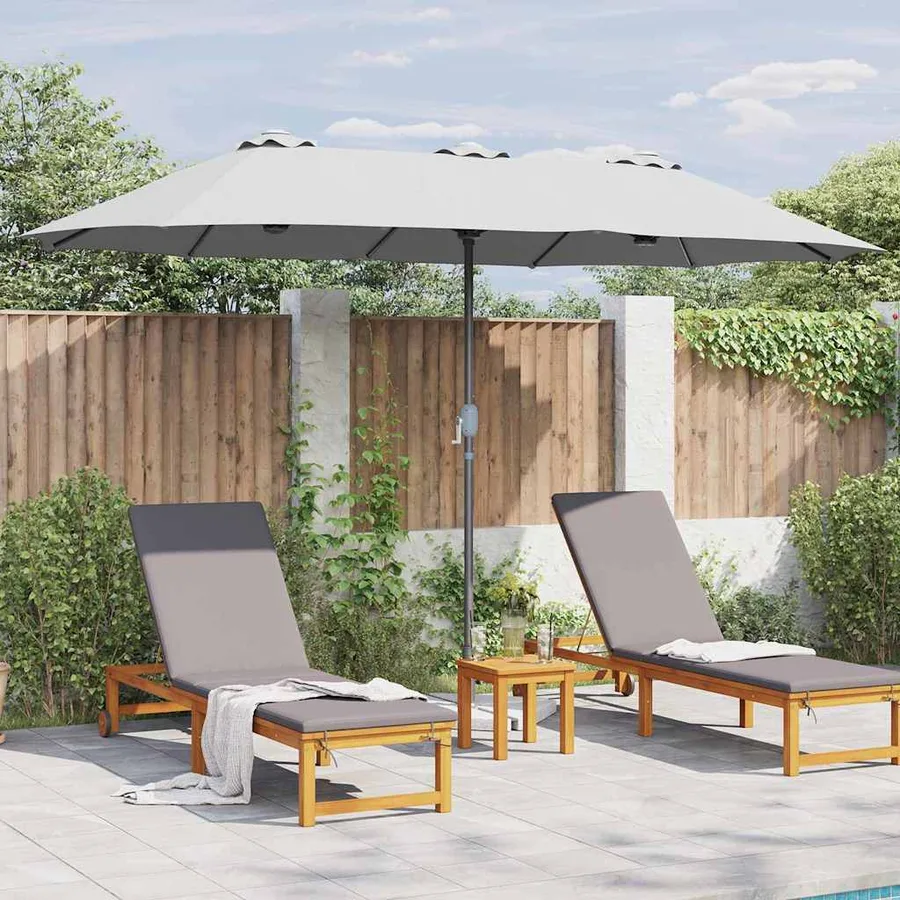Parasol de jardin Sable 370 x 197 x 239 cm - 4