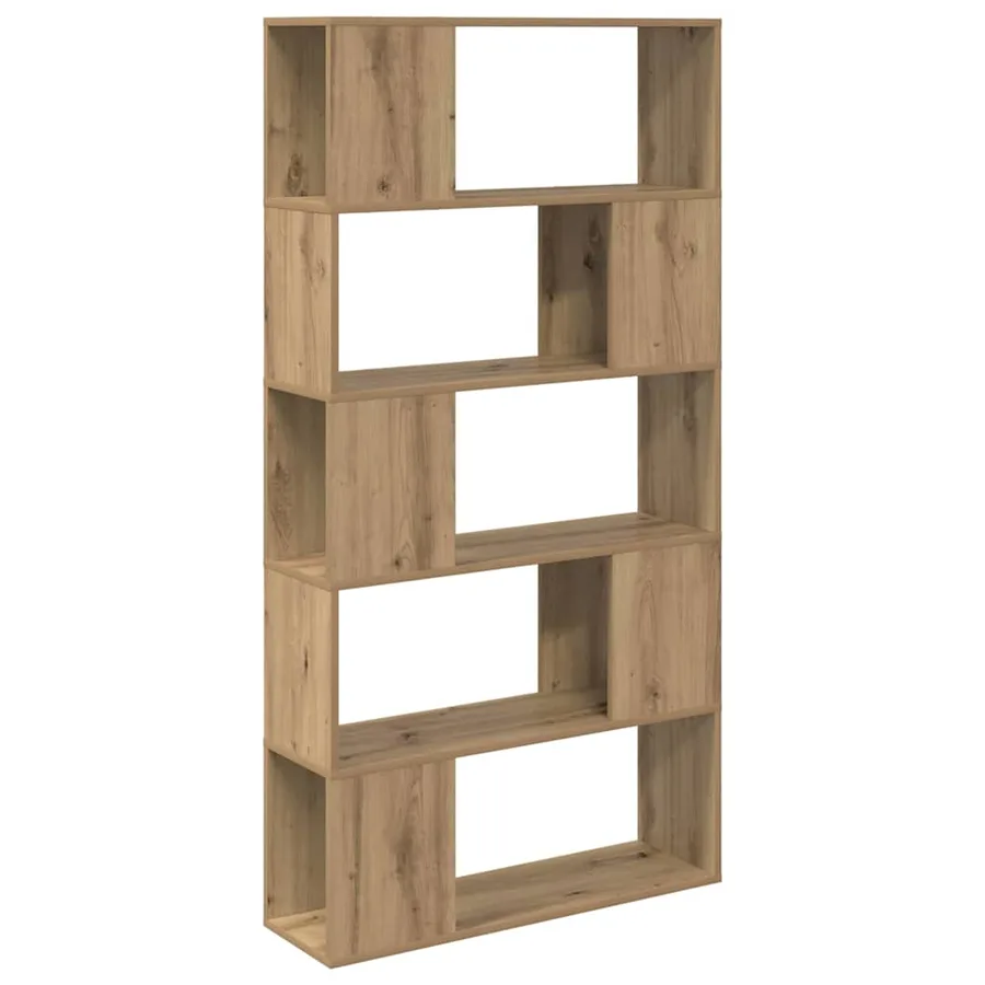 Ensemble meuble TV 80 x 24 x 156 cm Marron Bois d'ingénierie - 2