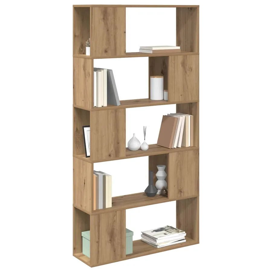 Ensemble meuble TV 80 x 24 x 156 cm Marron Bois d'ingénierie - 3