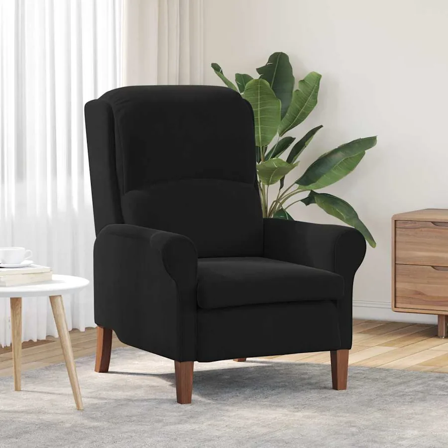 fauteuil Noir Velours