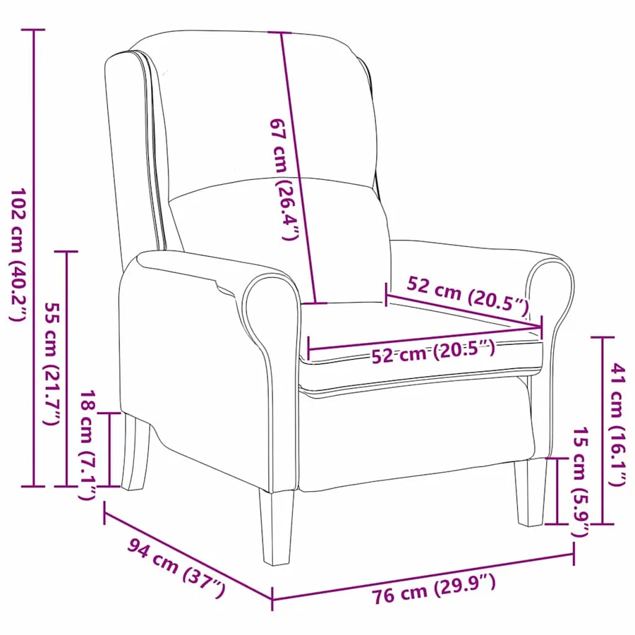 fauteuil Noir Velours - 10
