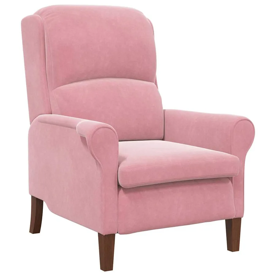 fauteuil Rose Velours - 2