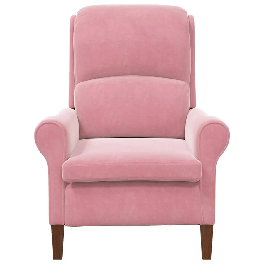 fauteuil Rose Velours - 4