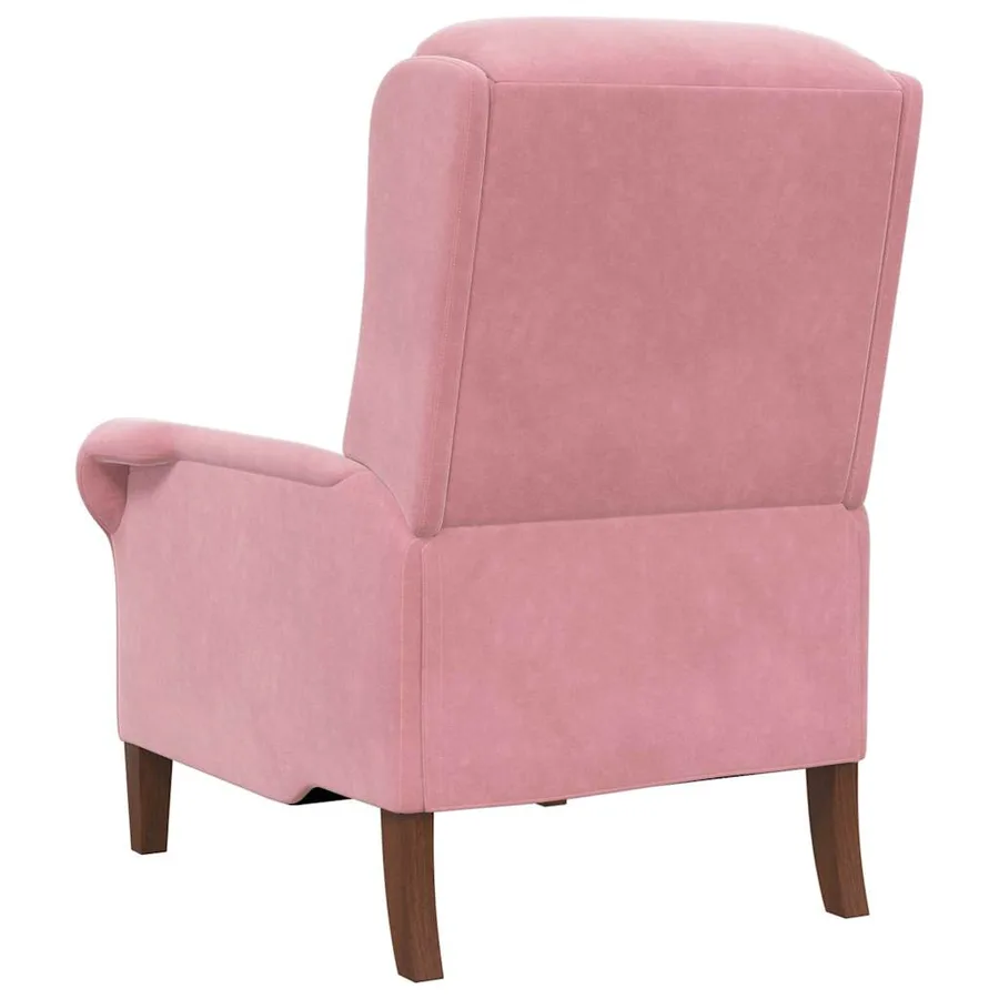 fauteuil Rose Velours - 6