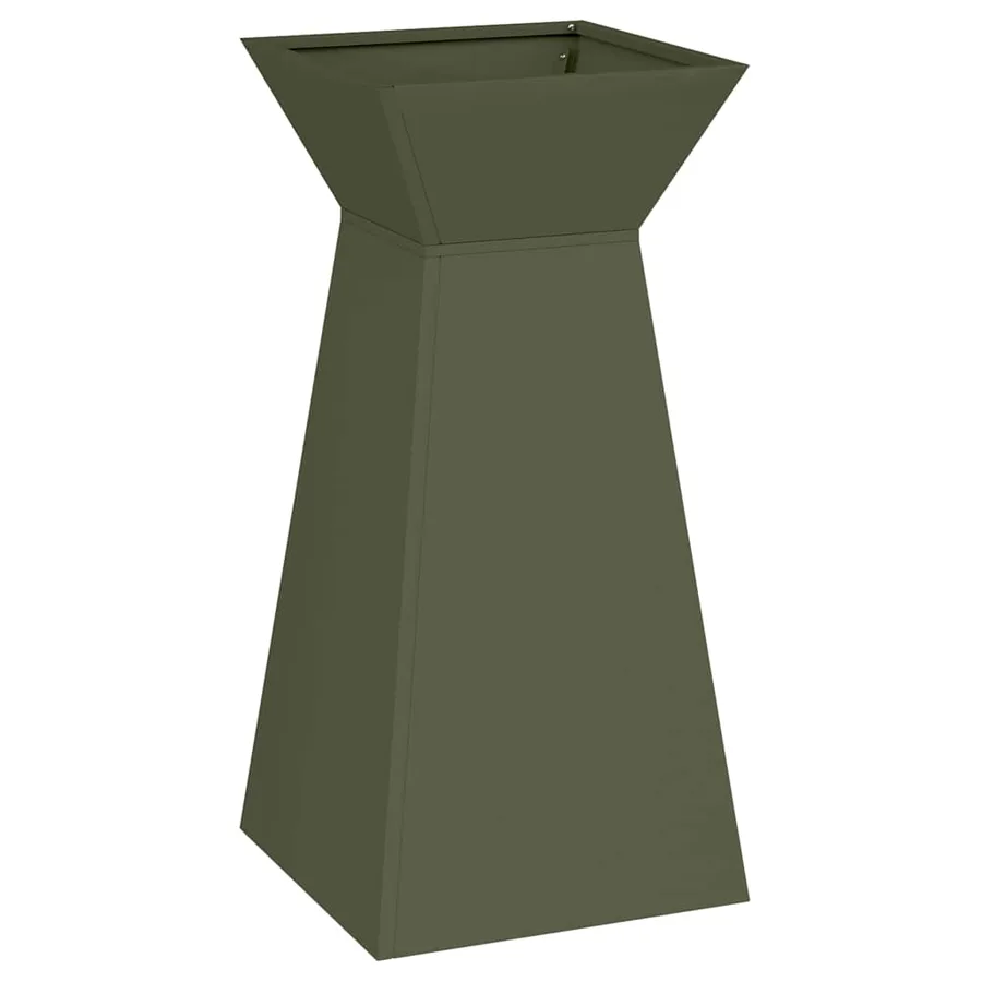 Jardinière à pilier 2 pc Olive 35 x 35 x 73 cm - 5