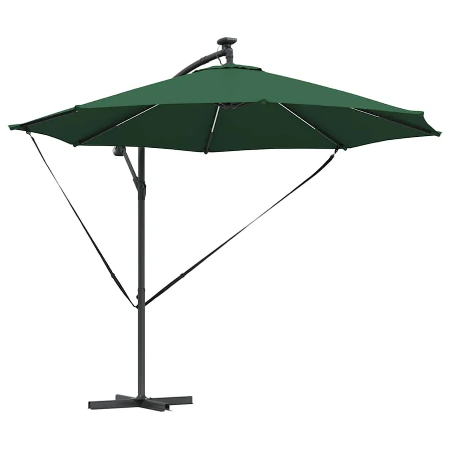 Parasol Vert 294 x 294 x 248 cm Polyester et Aluminium - 2