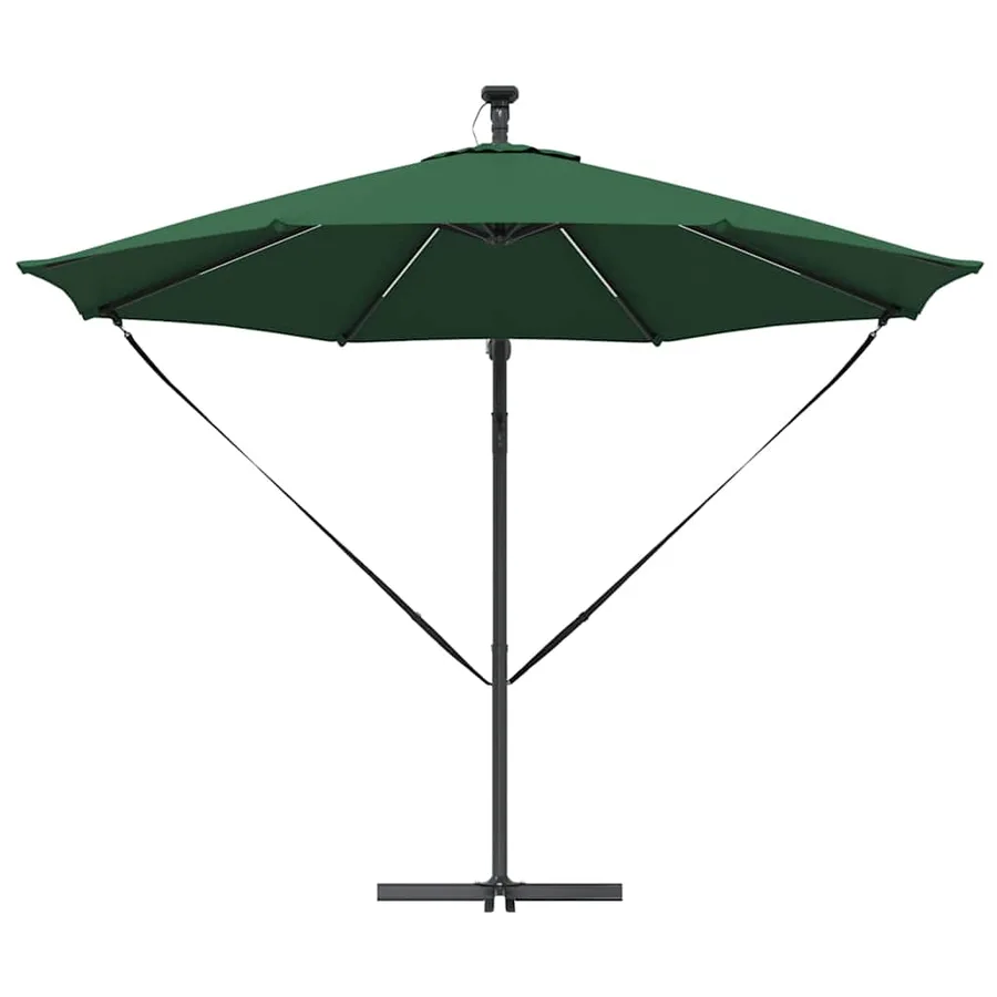 Parasol Vert 294 x 294 x 248 cm Polyester et Aluminium - 6