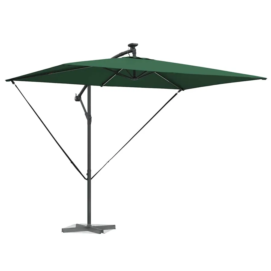 Parasol Vert 294 x 200 x 270 cm Polyester et Aluminium - 3