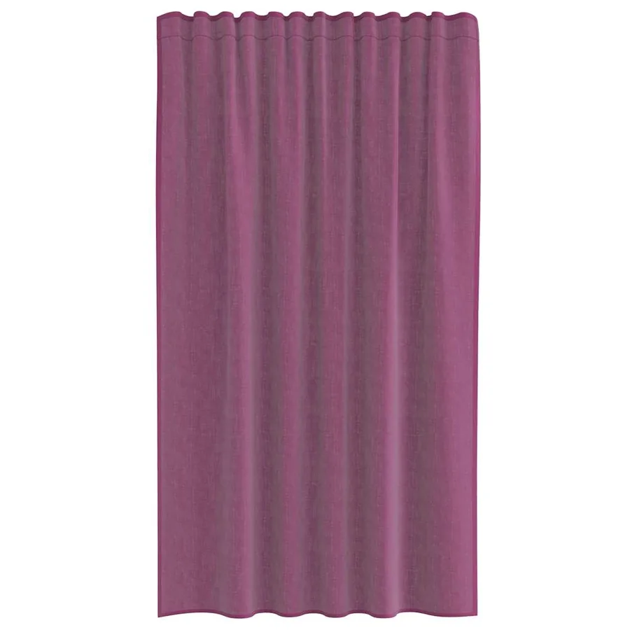 Rideaux en voile à œillets (2 pcs) violets - 4