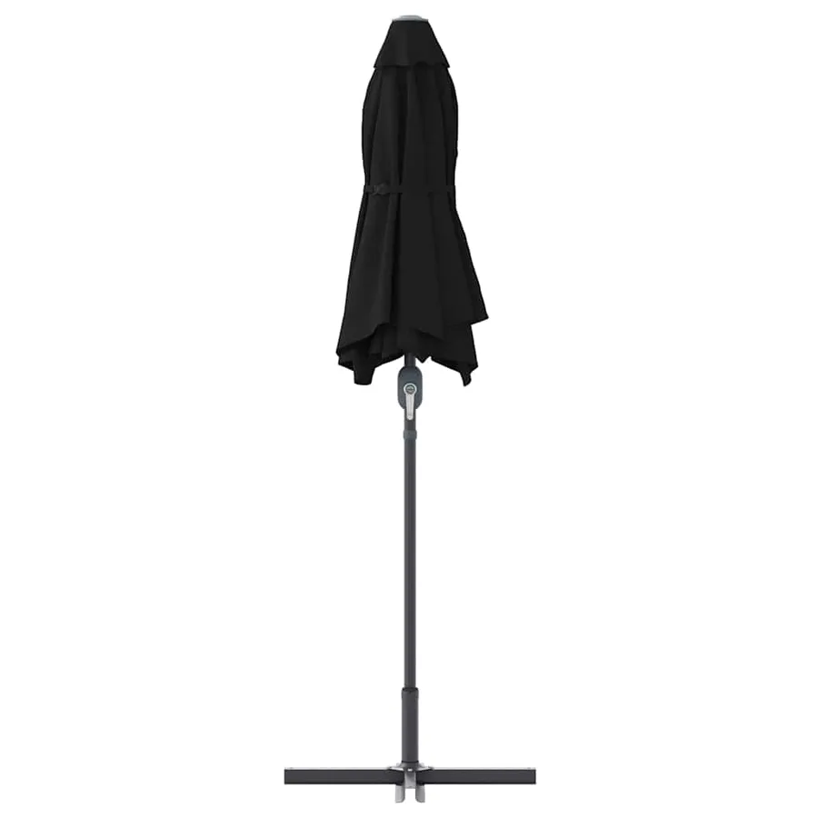 Parasol de jardin Noir 370 x 197 x 239 cm - 7