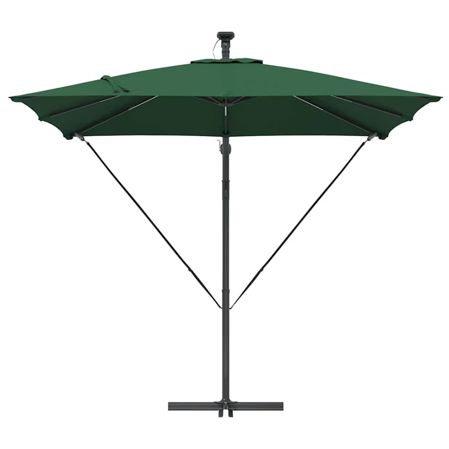 Parasol Vert 249 x 249 x 250 cm Polyester et Aluminium - 6
