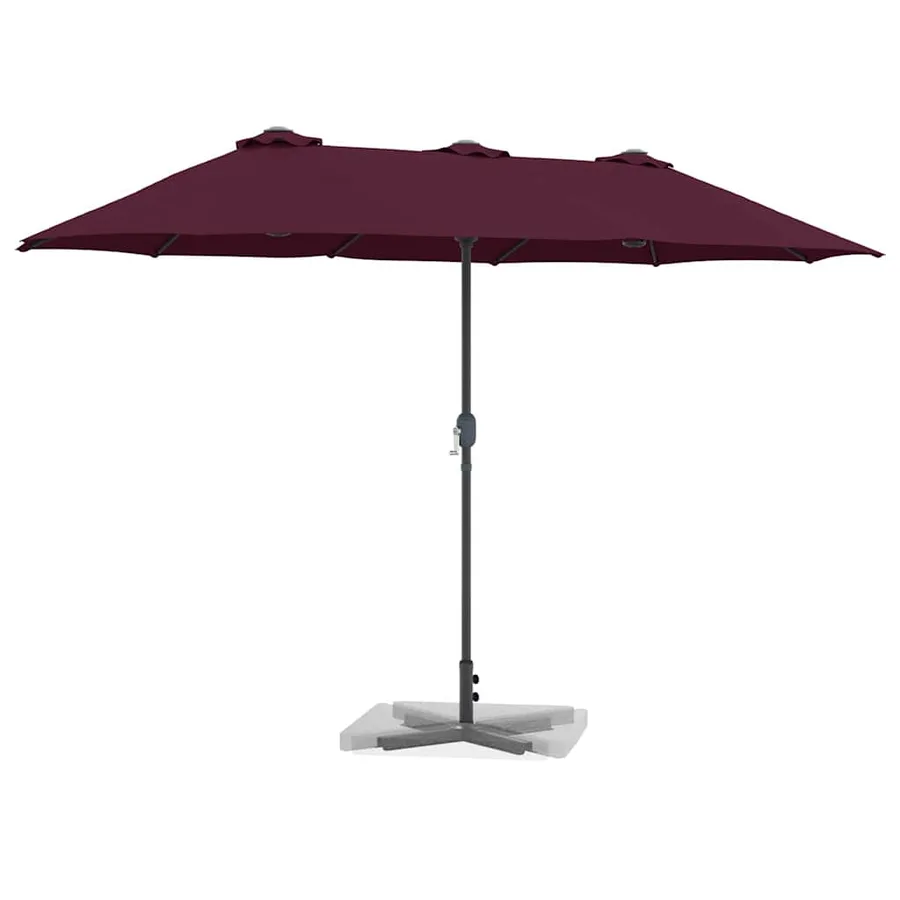 Parasol de jardin Bordeaux 370 x 197 x 239 cm - 3