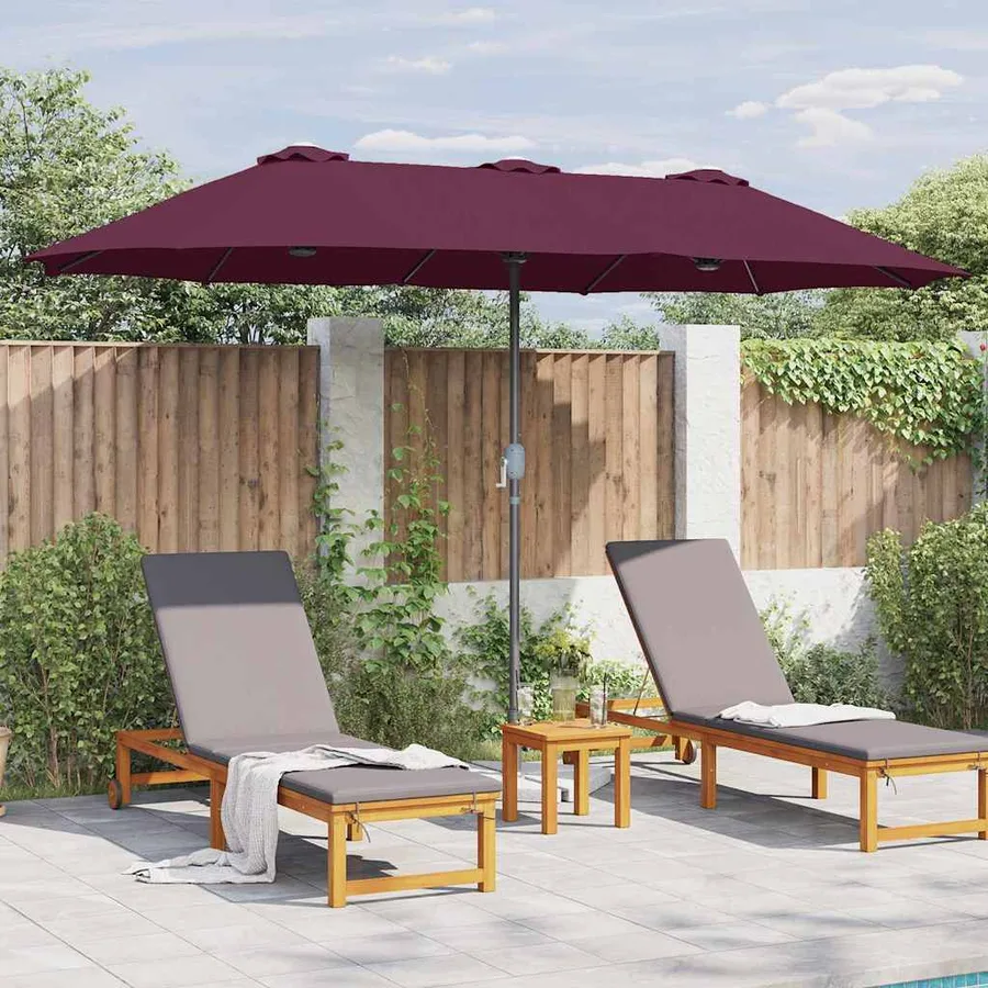 Parasol de jardin Bordeaux 370 x 197 x 239 cm - 4