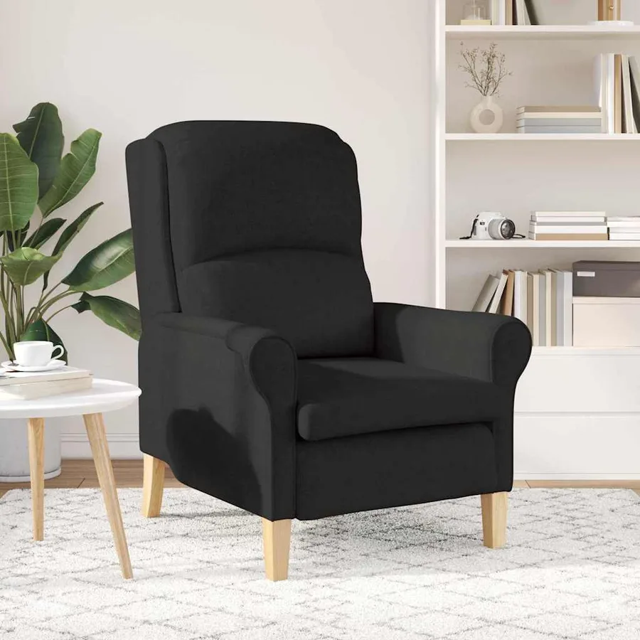 fauteuil Noir tissu - 3