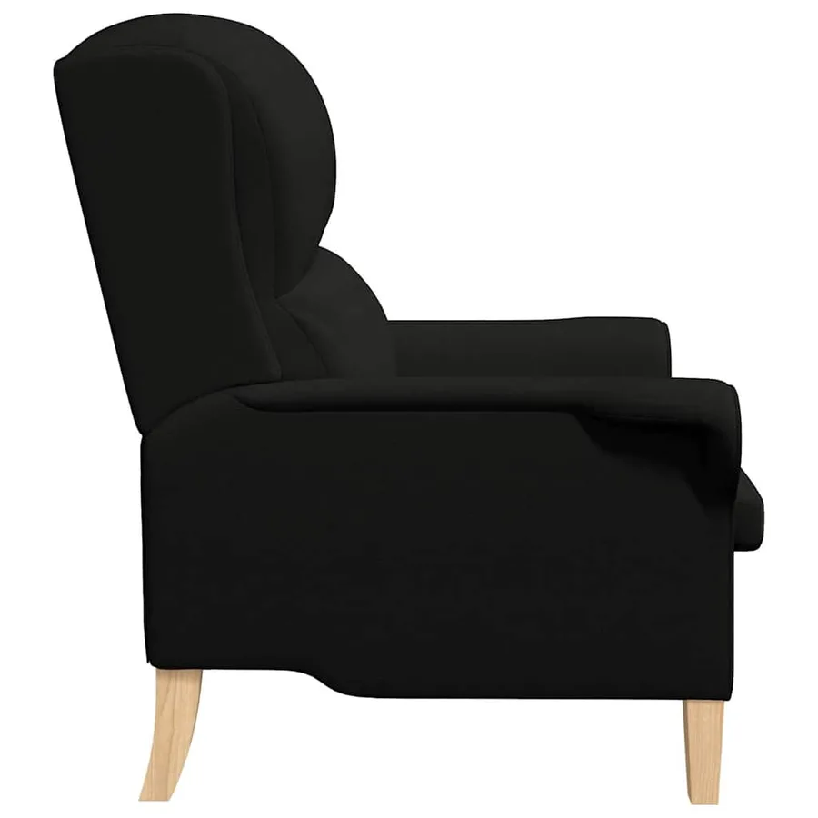 fauteuil Noir tissu - 5