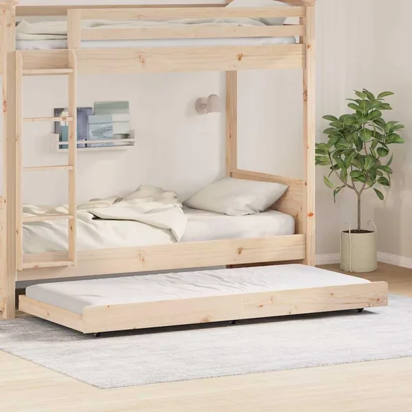 Cadre de lit Marron 80 x 200 cm Bois de pin massif