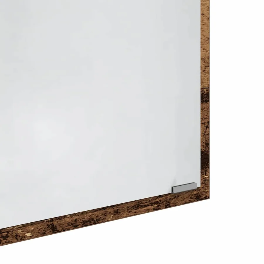 Miroir de salle de bain LED Bois Ancien 40 x 37 x 8.5 cm - 9