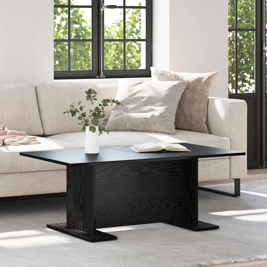 Table basse Chêne noir 103,5 x 60 x 40 cm Bois d'ingénierie