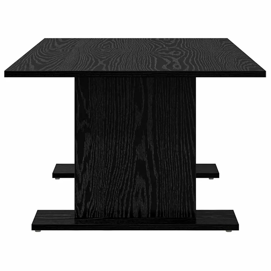 Table basse Chêne noir 103,5 x 60 x 40 cm Bois d'ingénierie - 6