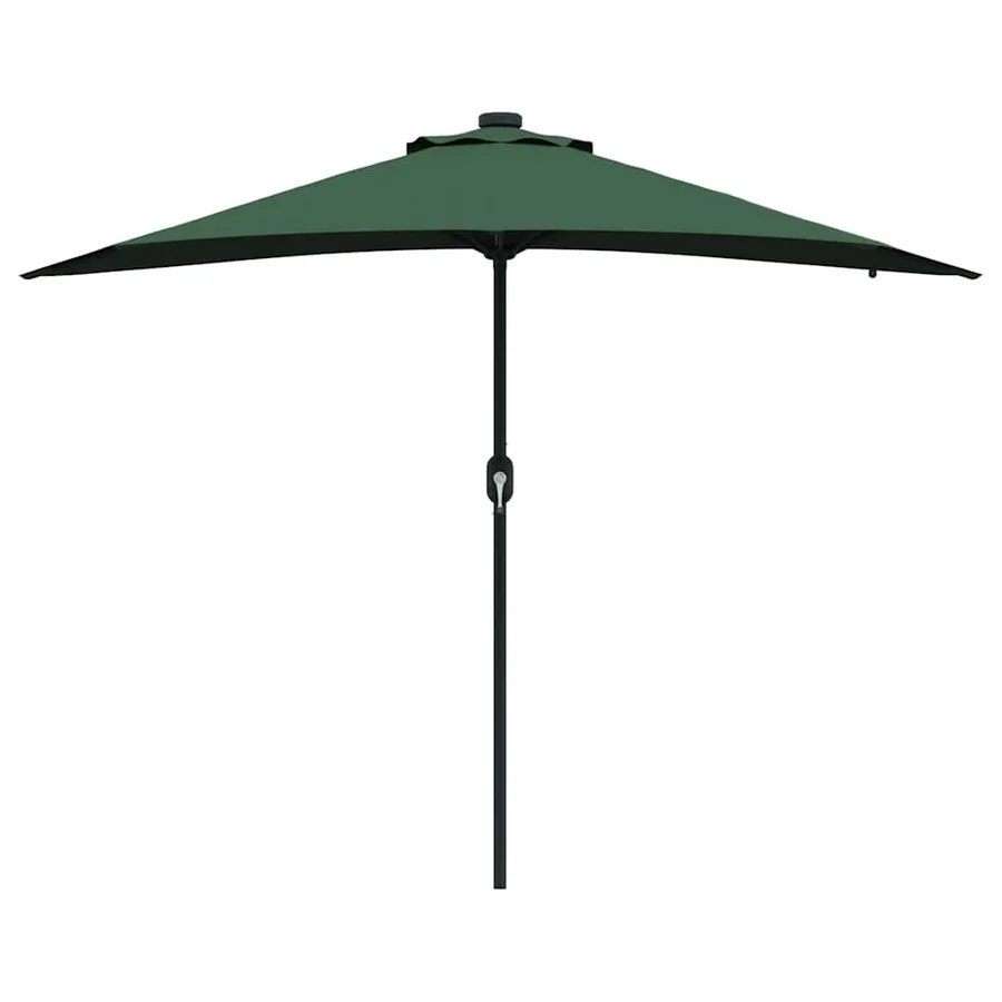 Parasol de jardin Vert 294 x 150 x 223 cm Polyester et Acier - 5