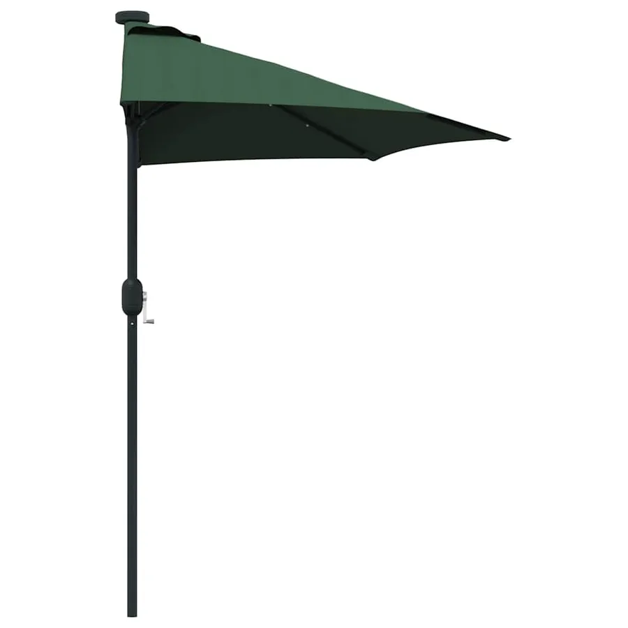 Parasol de jardin Vert 294 x 150 x 223 cm Polyester et Acier - 6