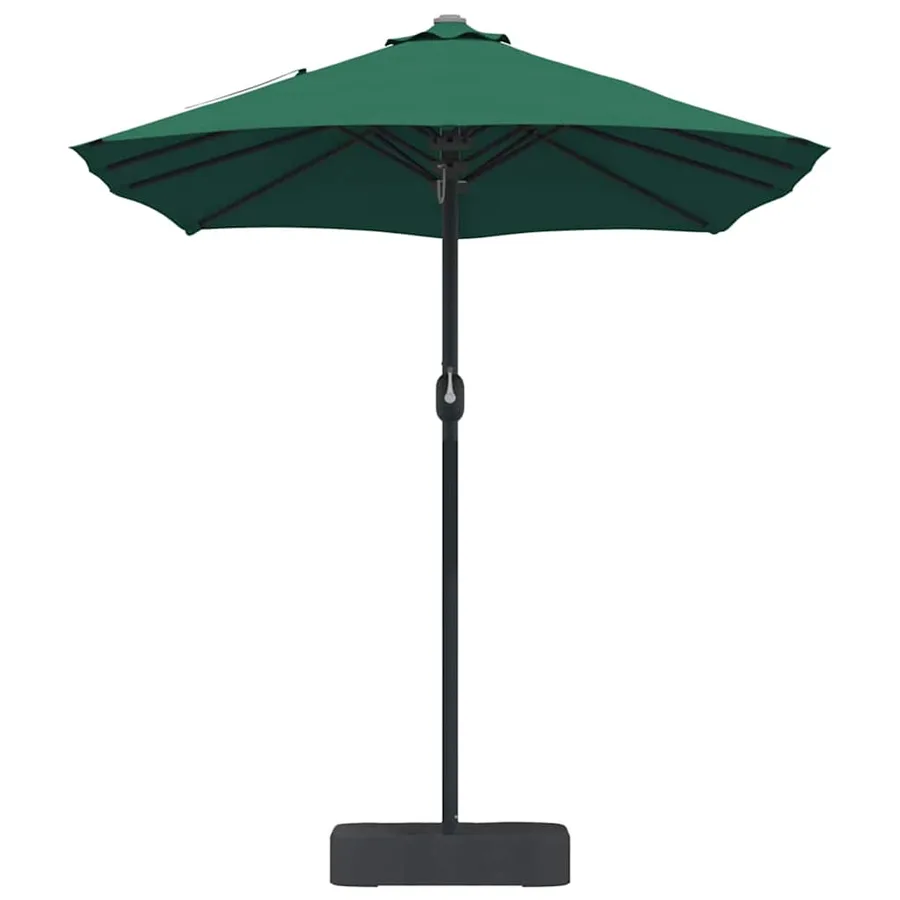 Parasol de jardin Vert 385 x 209 x 244 cm Polyester et Acier - 5