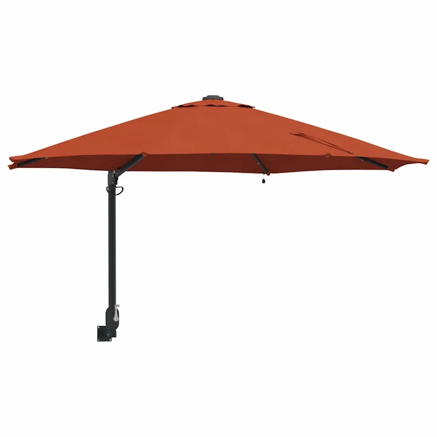 Parasol de jardin Terre cuite 248 x 248 x 148 cm - 2
