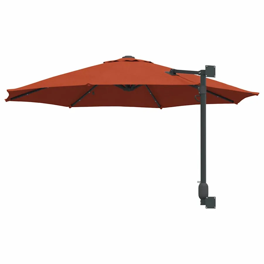 Parasol de jardin Terre cuite 248 x 248 x 148 cm - 6