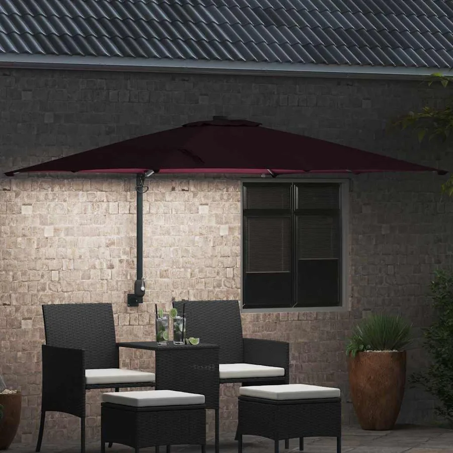 Parasol de jardin Bordeaux 248,5 x 247,5 x 160 cm - 3