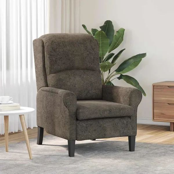fauteuil Gris foncé Simili cuir