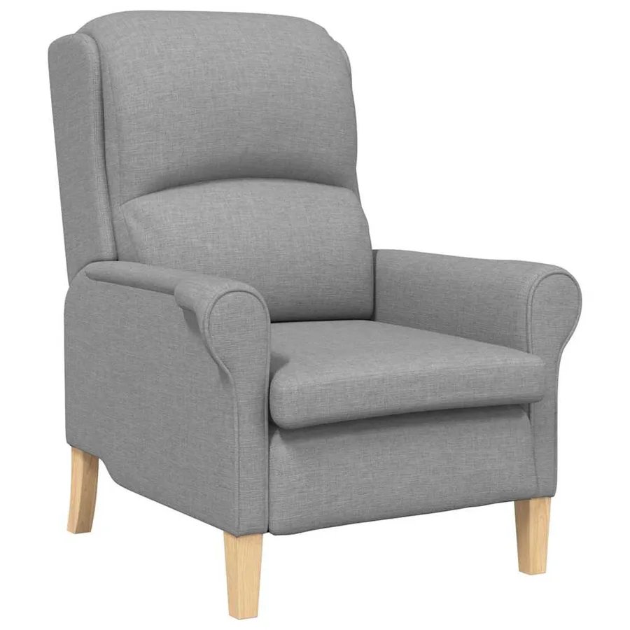 fauteuil Gris clair tissu - 2