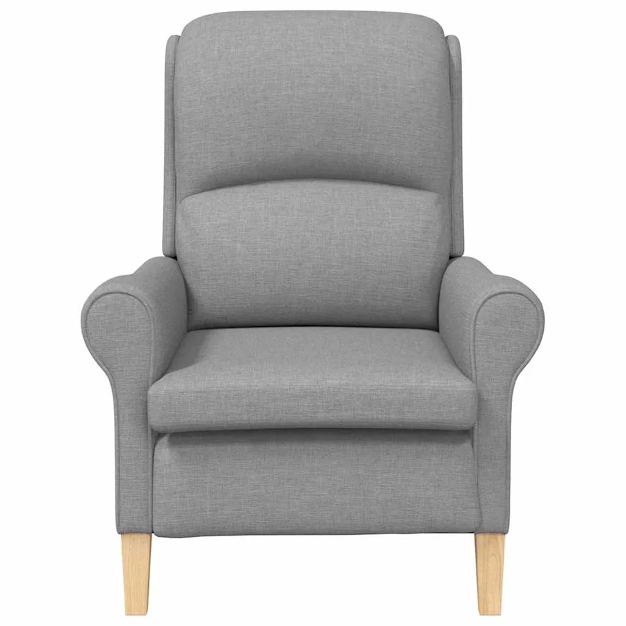 fauteuil Gris clair tissu - 4