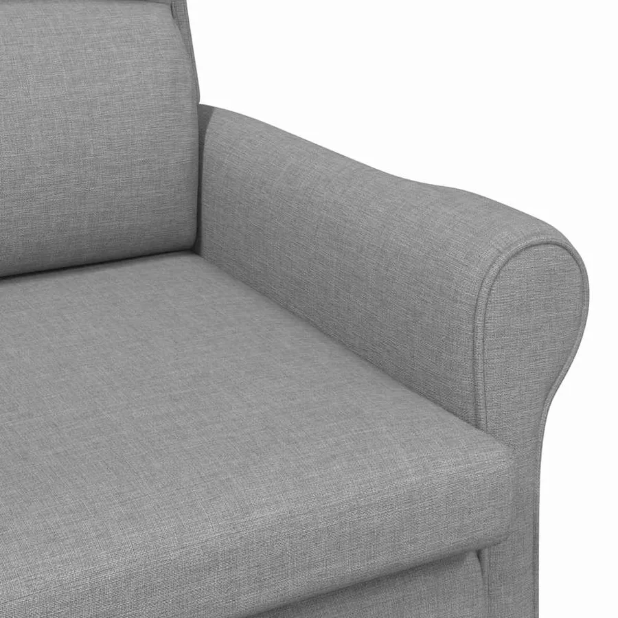 fauteuil Gris clair tissu - 7
