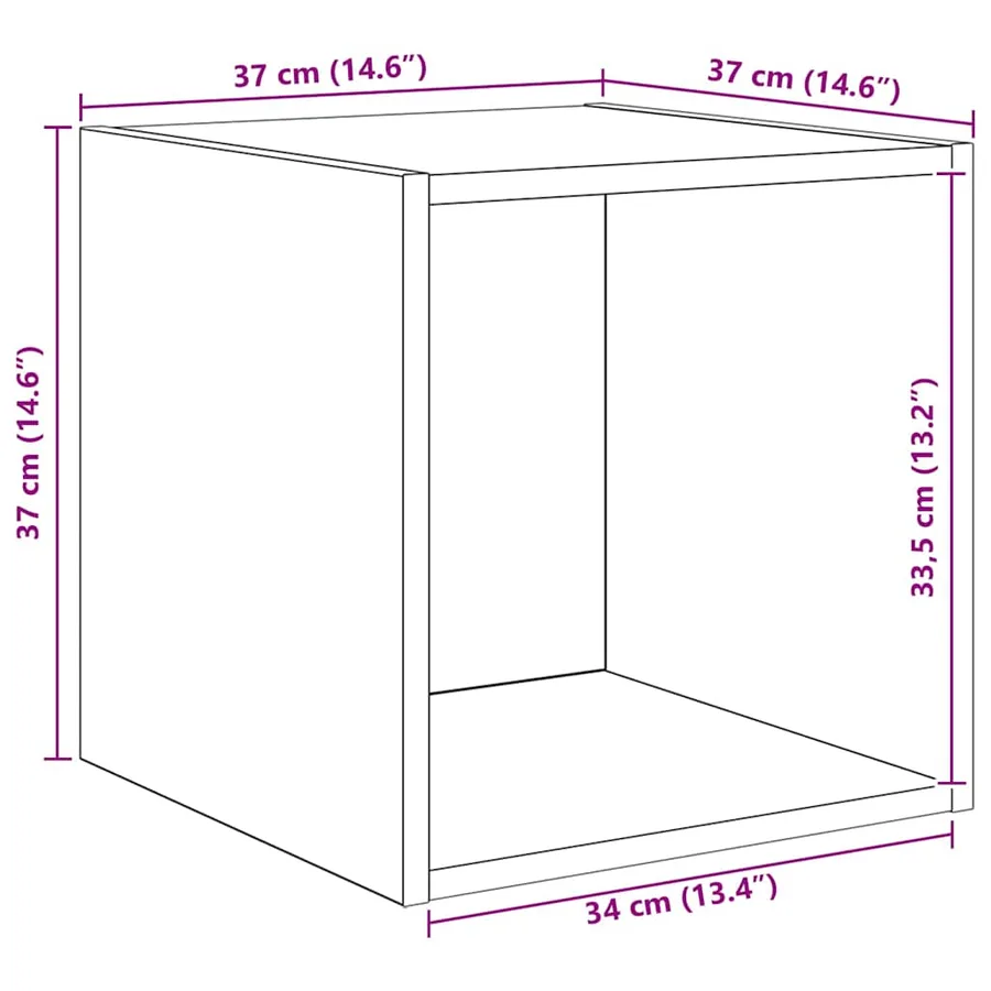 Ensemble meuble TV 4 pcs Chêne artisanal Bois d'ingénierie - 8