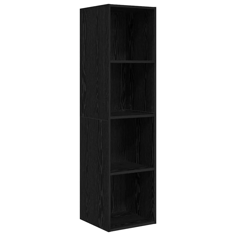 Ensemble meuble TV 2 pcs Chêne noir Bois d'ingénierie - 6