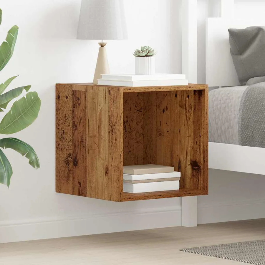 Meuble mural Bois ancien 37 x 37 x 37 cm Bois d'ingénierie - 5