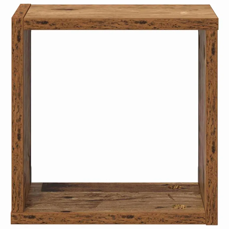 Étagères Murales 4 pcs Bois ancien Bois d'ingénierie - 6
