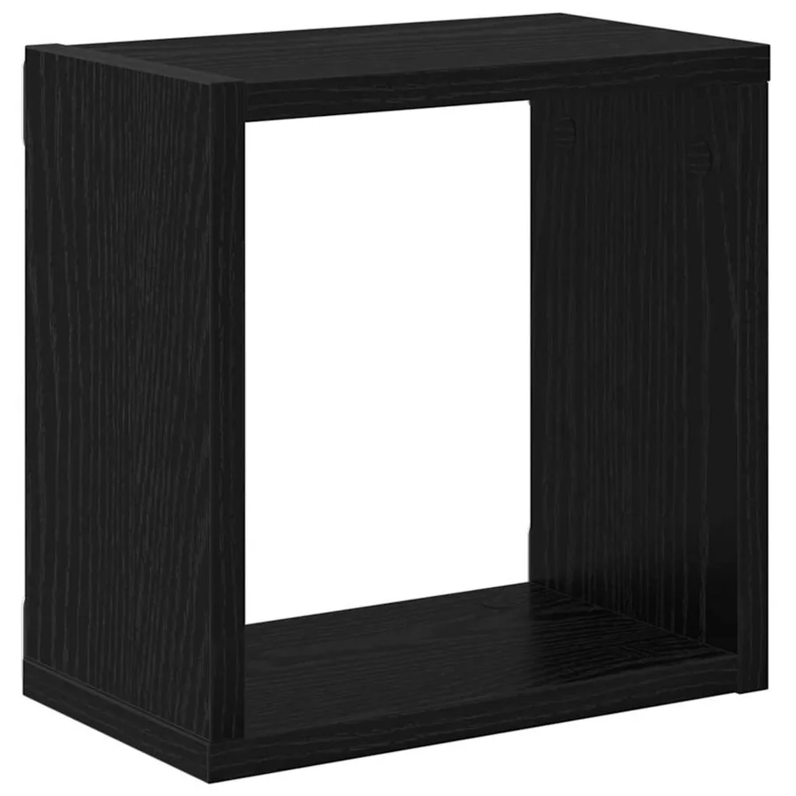 Étagères Murales 2 pcs Chêne noir Bois d'ingénierie - 5