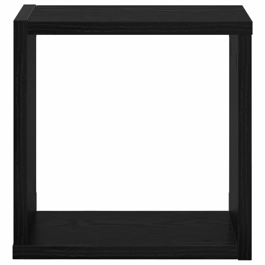 Étagères Murales 2 pcs Chêne noir Bois d'ingénierie - 6
