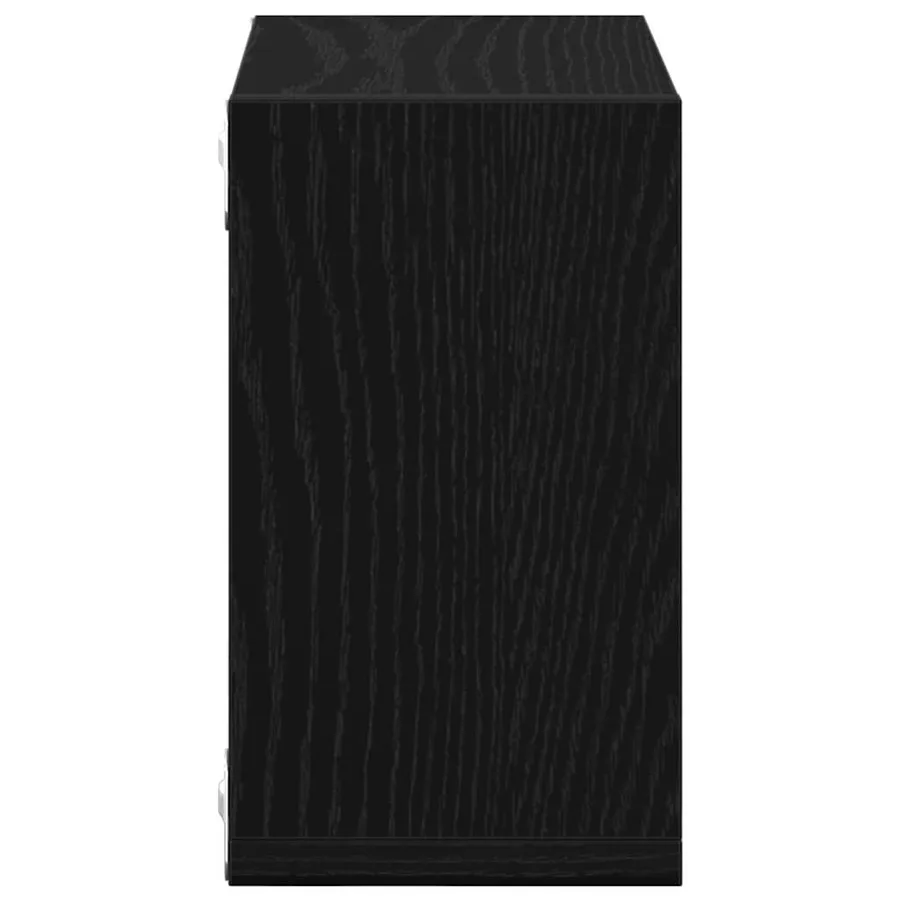 Étagères Murales 2 pcs Chêne noir Bois d'ingénierie - 7