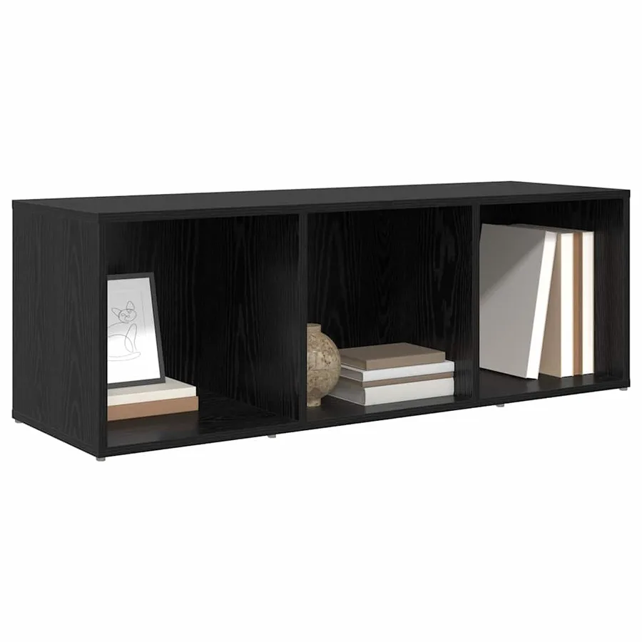 Ensemble meuble TV Noir 72 x 35 x 37 cm Bois d'ingénierie - 3