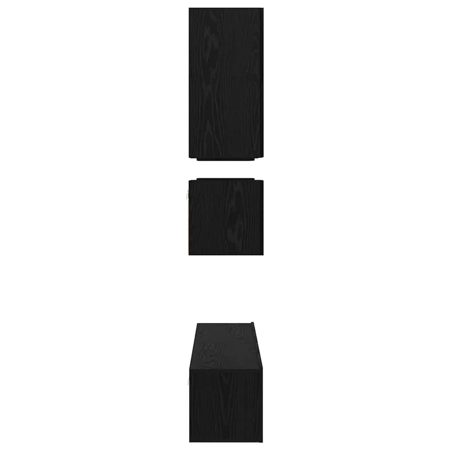 Ensemble meuble TV 8 pcs Chêne noir Bois d'ingénierie - 10